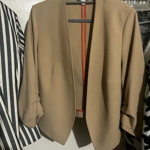 Bar III Classic Tan Women's Blazer
